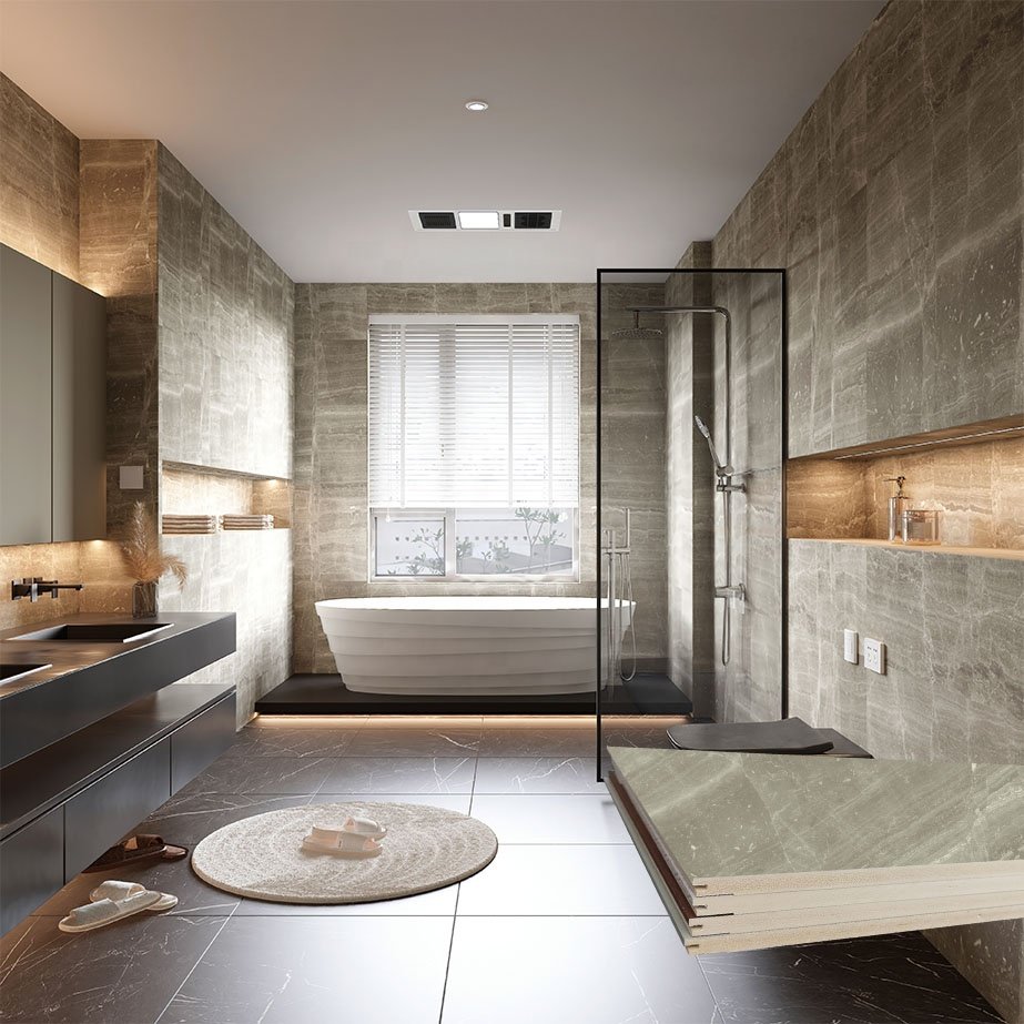 Direct Sales Dark Bamboo Decoration-board WPC Wall Panel For bathroom