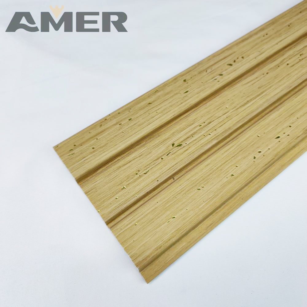 PS Interior Wall Boards Decorations Home Marble PVC Sheet 3D WPC Building Material Mould Acoustic Wood PS Wall Decor Panel