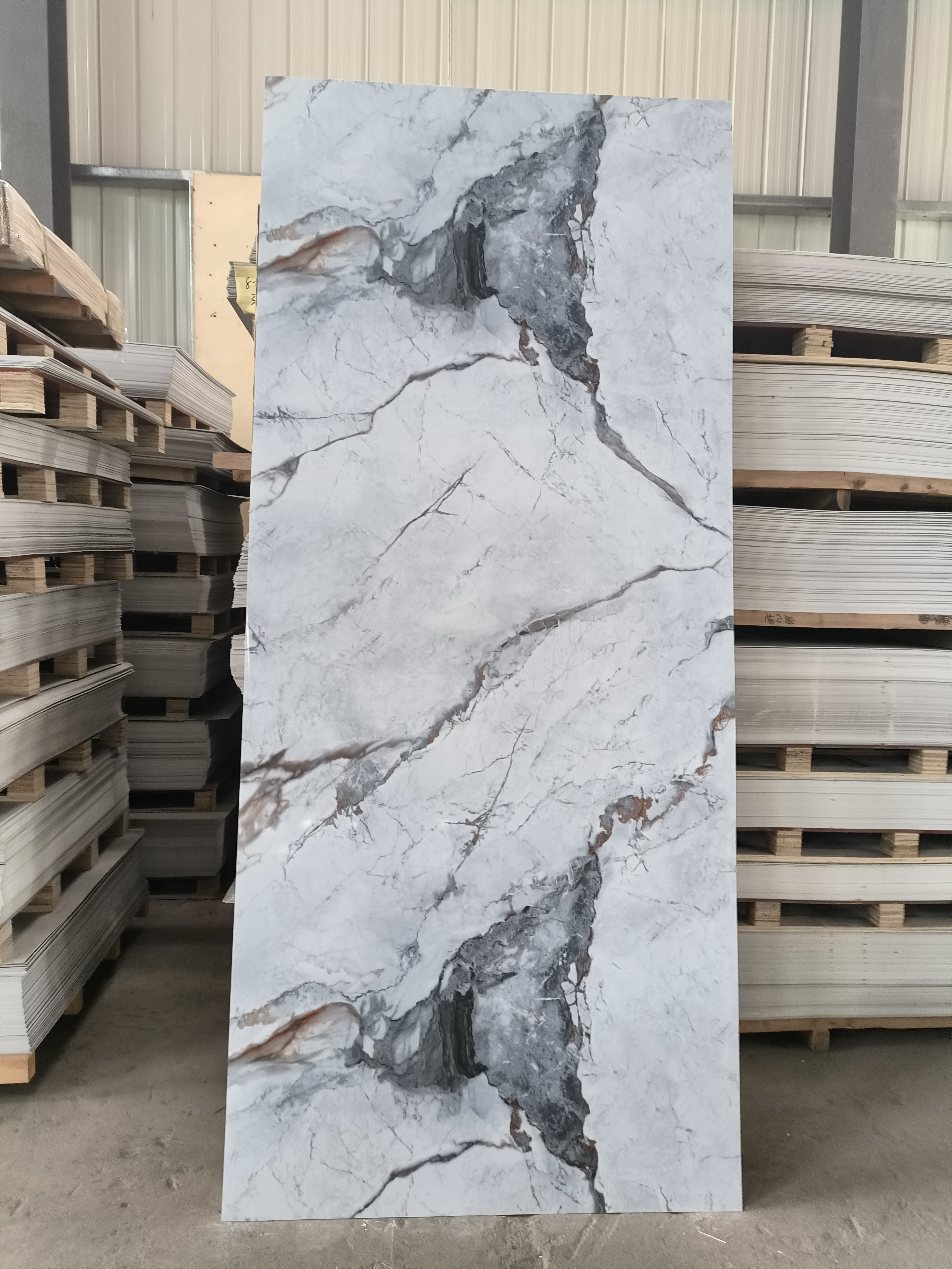 waterproof UV resistant PVC sheet Marble uv marble sheet Alternative Board Material for Various Applications