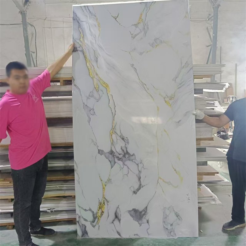 modern pvc wall panels boards geometrical marble alternative pvc marble wall panels