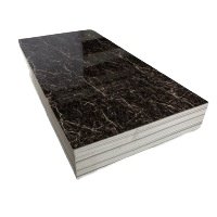 The New High Light Density PVC Marble glossy wall Board Plastic UV Plate