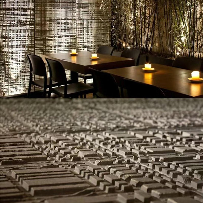 Custom Color Natural Wood Texture 4mm Decoration Wall Tiles Interior Exterior Flexible MCM Soft Sawing Wood Wall Board