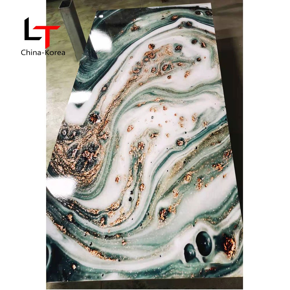 LT New Technology 3D UV Wall Panel Faux Waterproof Wall Decor PVC Wall Board Decorative For Bedroom