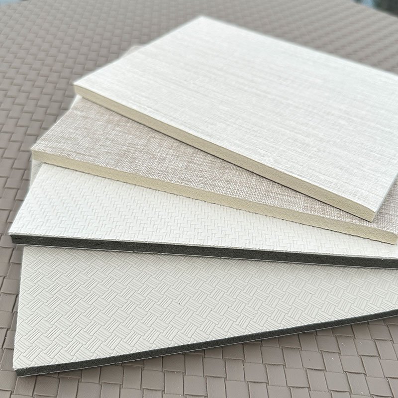 Modern PVC Leather Wall Panels Outdoor Commerce Waterproof Moisture-Proof Soundproof Bamboo Charcoal Fiber WPC Striped Solid