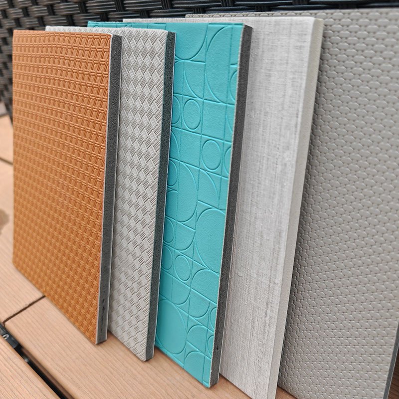 Modern PVC Leather Wall Panels Outdoor Commerce Waterproof Moisture-Proof Soundproof Bamboo Charcoal Fiber WPC Striped Solid