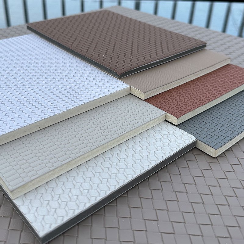 Modern PVC Leather Wall Panels Outdoor Commerce Waterproof Moisture-Proof Soundproof Bamboo Charcoal Fiber WPC Striped Solid