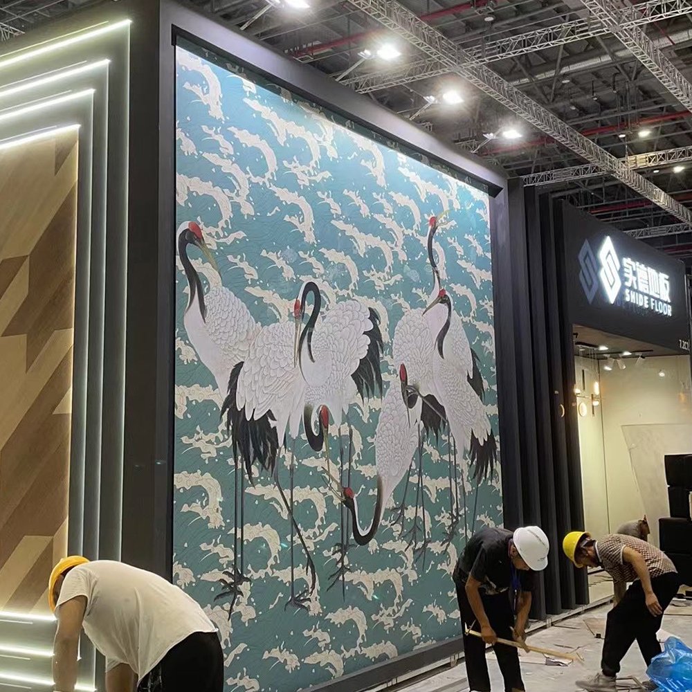 Minimalist 6-8mm Inorganic Material Wall Panels & Boards Waterproof Calcium Silicate Fireproof Plastic-Free Silica Mineral Wall