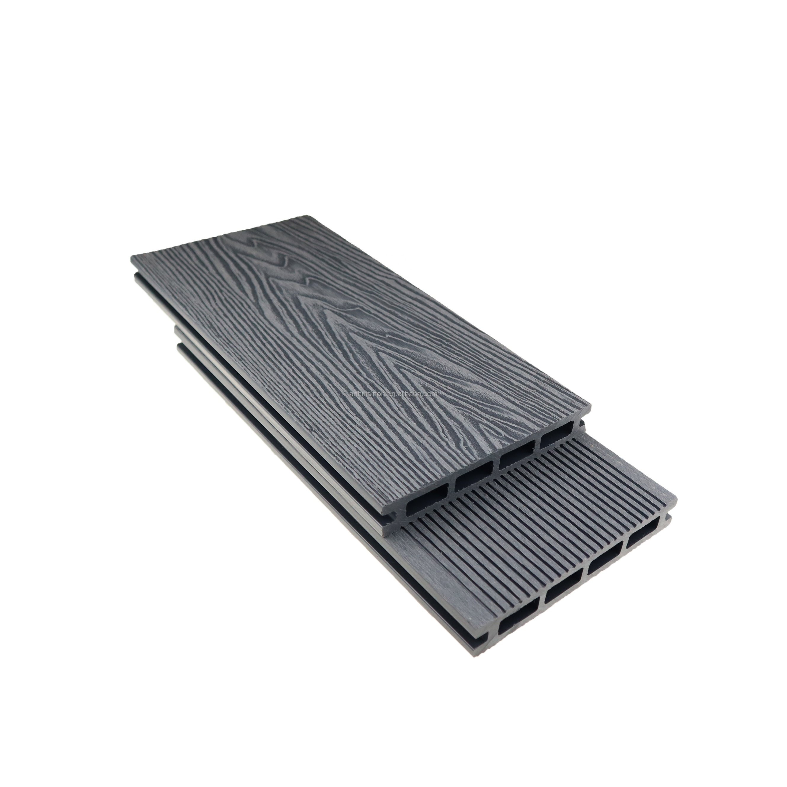Popular Embossed Waterproof WPC Decking Boards Outdoor Hollow Wood Plastic Composite for Hotels and Other Outdoor Use