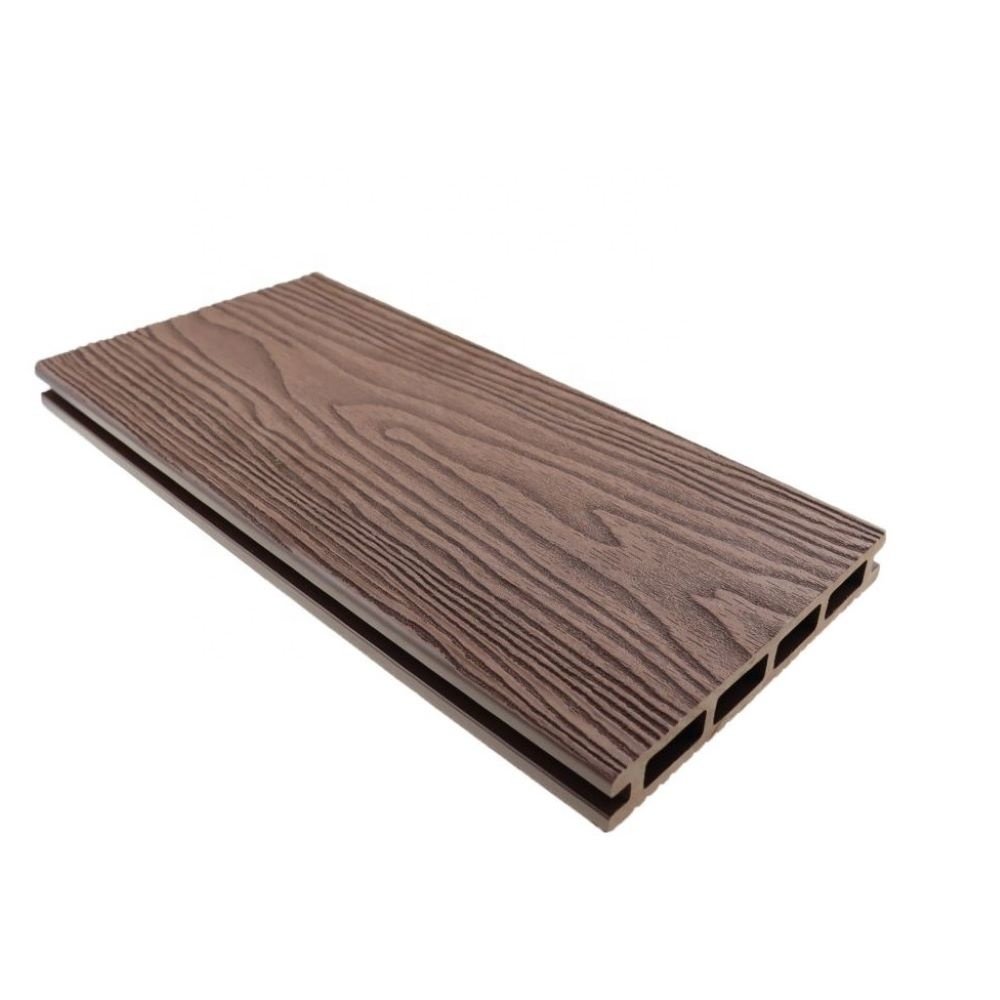 Popular Embossed Waterproof WPC Decking Boards Outdoor Hollow Wood Plastic Composite for Hotels and Other Outdoor Use
