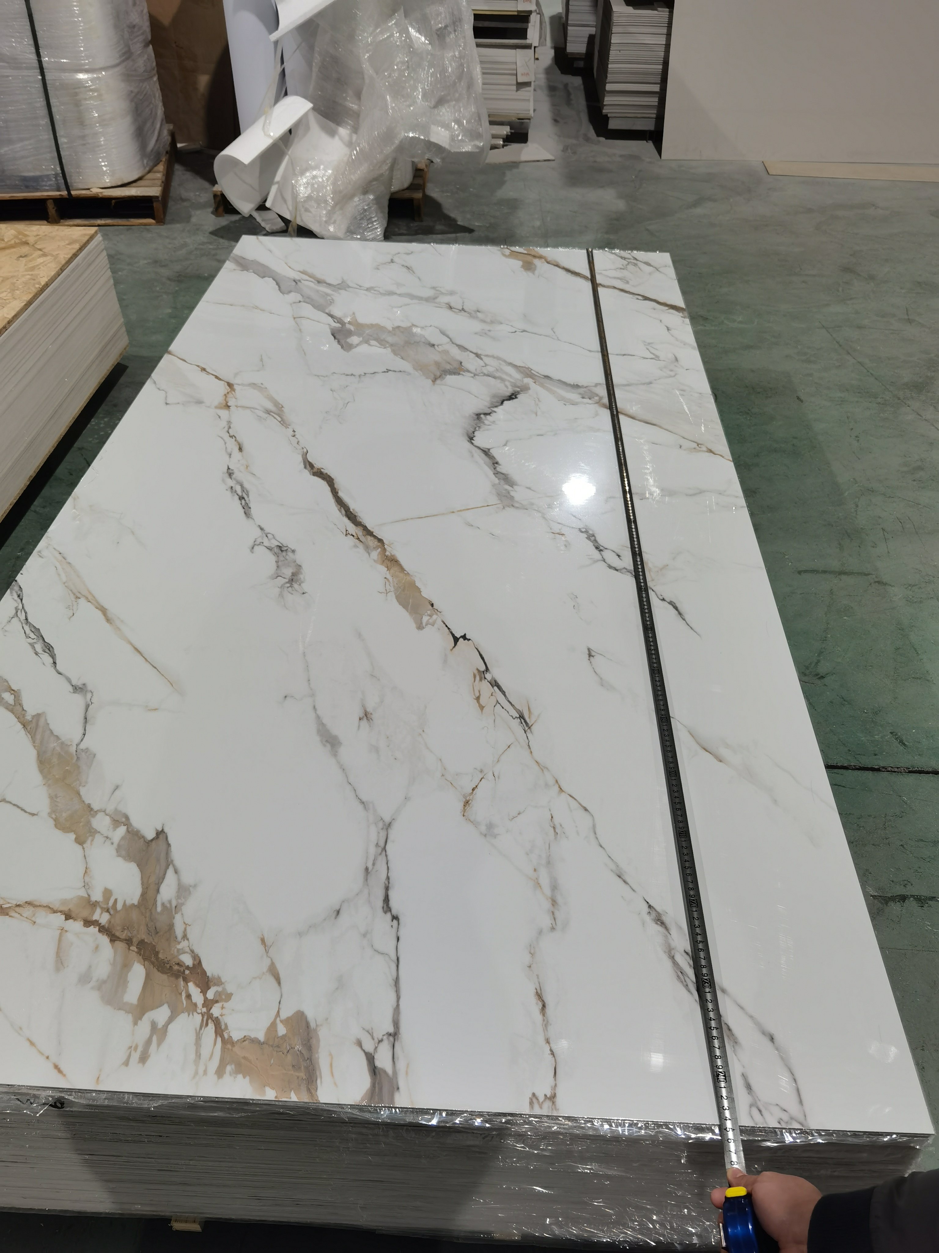 2800*1220mm PVC UV marble sheet wall panel pvc marble sheet glossy PVC Marble Sheet for indoor