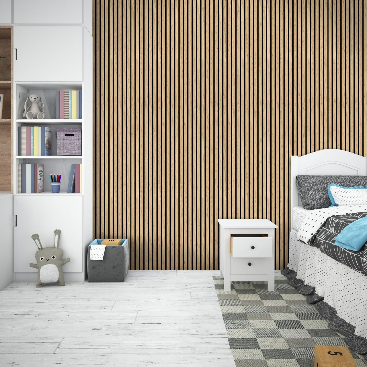 Natural oak composite wood interior decoration noise reduction acoustic panel