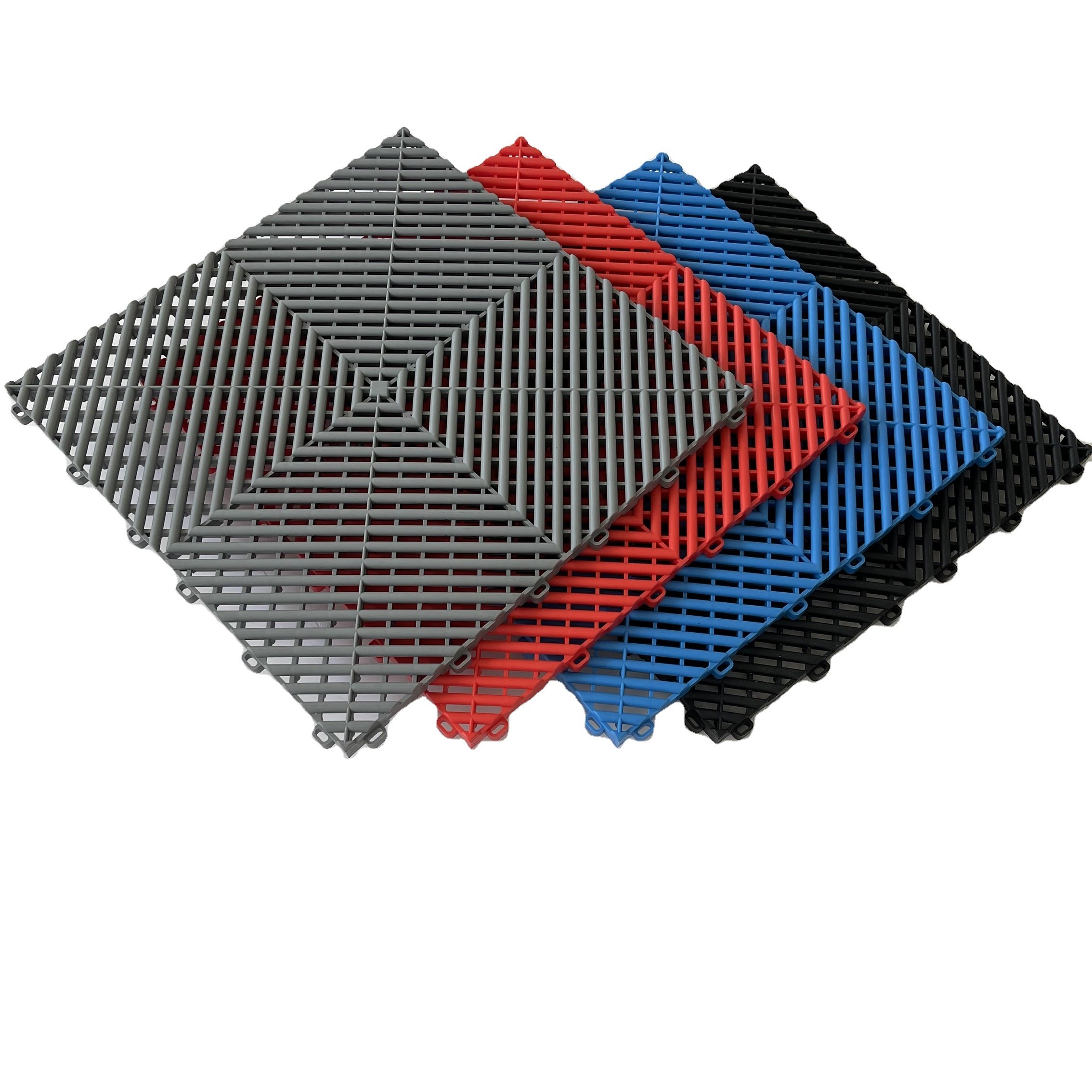 Car Wash Room Plastic Mosaic Grid Board 4s Shop Floor Mat Grid Floor Multi-Function Can Be Stitched Car Wash Shop Floor Grille