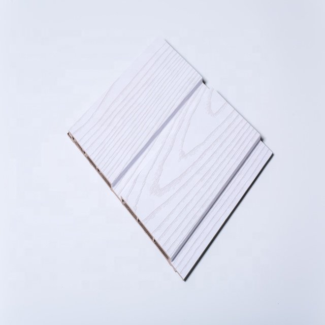 Fluted wall panel wood plastic composite other boards deformation-free flutted pvc panel