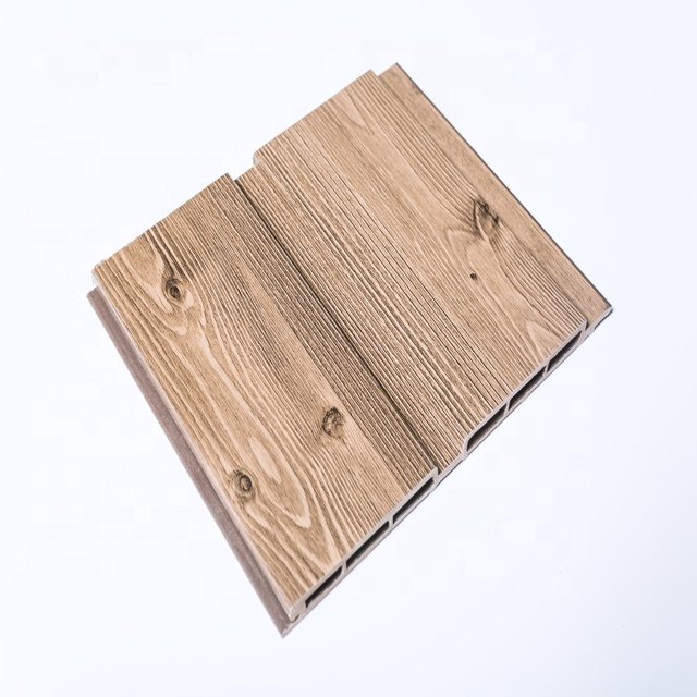 Fluted wall panel wood plastic composite other boards deformation-free flutted pvc panel