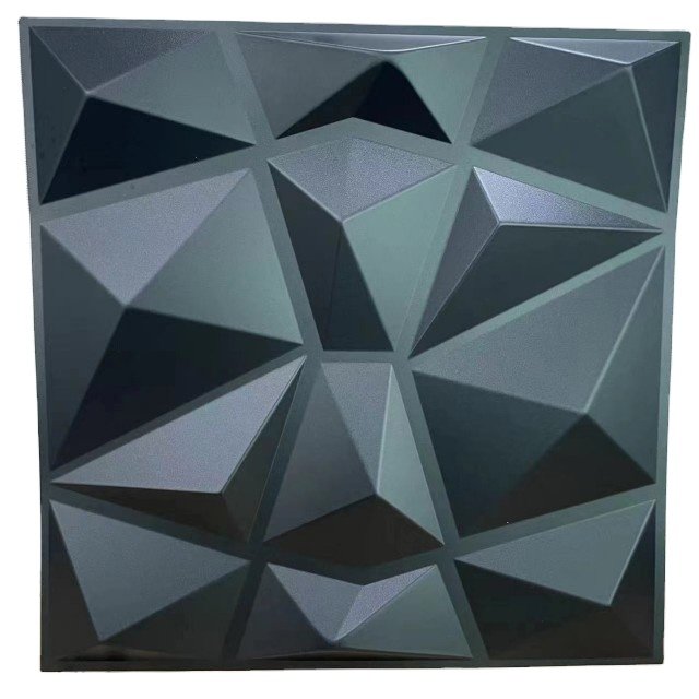 wholesale Newest Design PVC Wallpaper Ceiling Waterproof Matte Black PVC 3D Wall Panel/Board