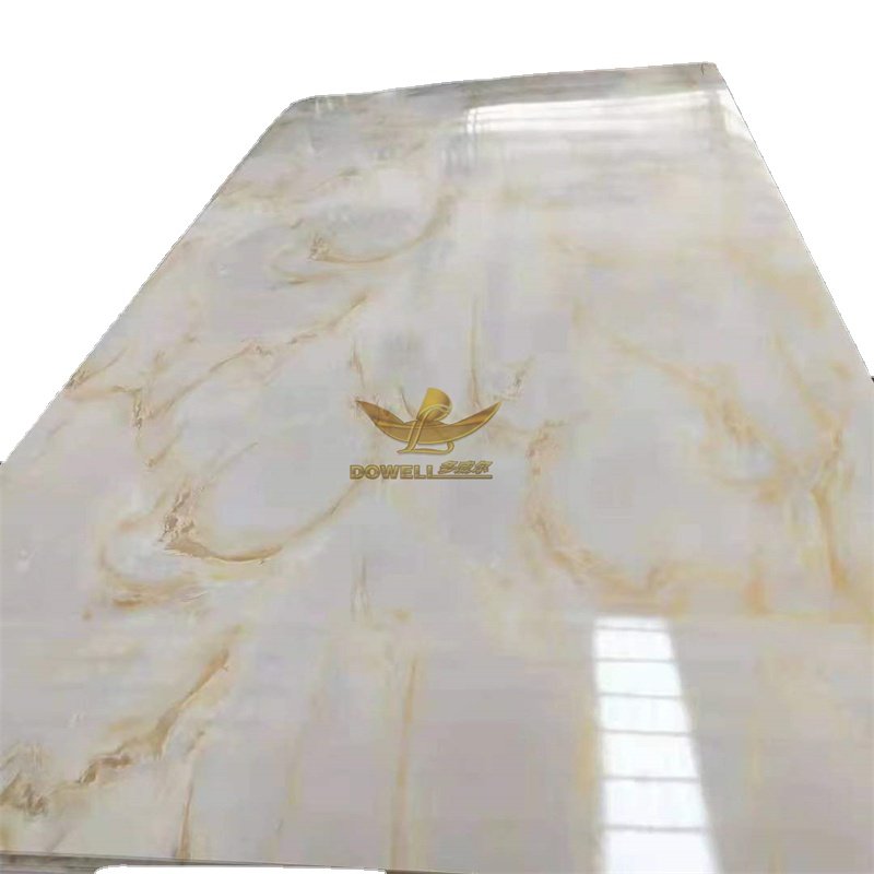 1220*2440 PVC Marble Alternative Board Wall Sheet