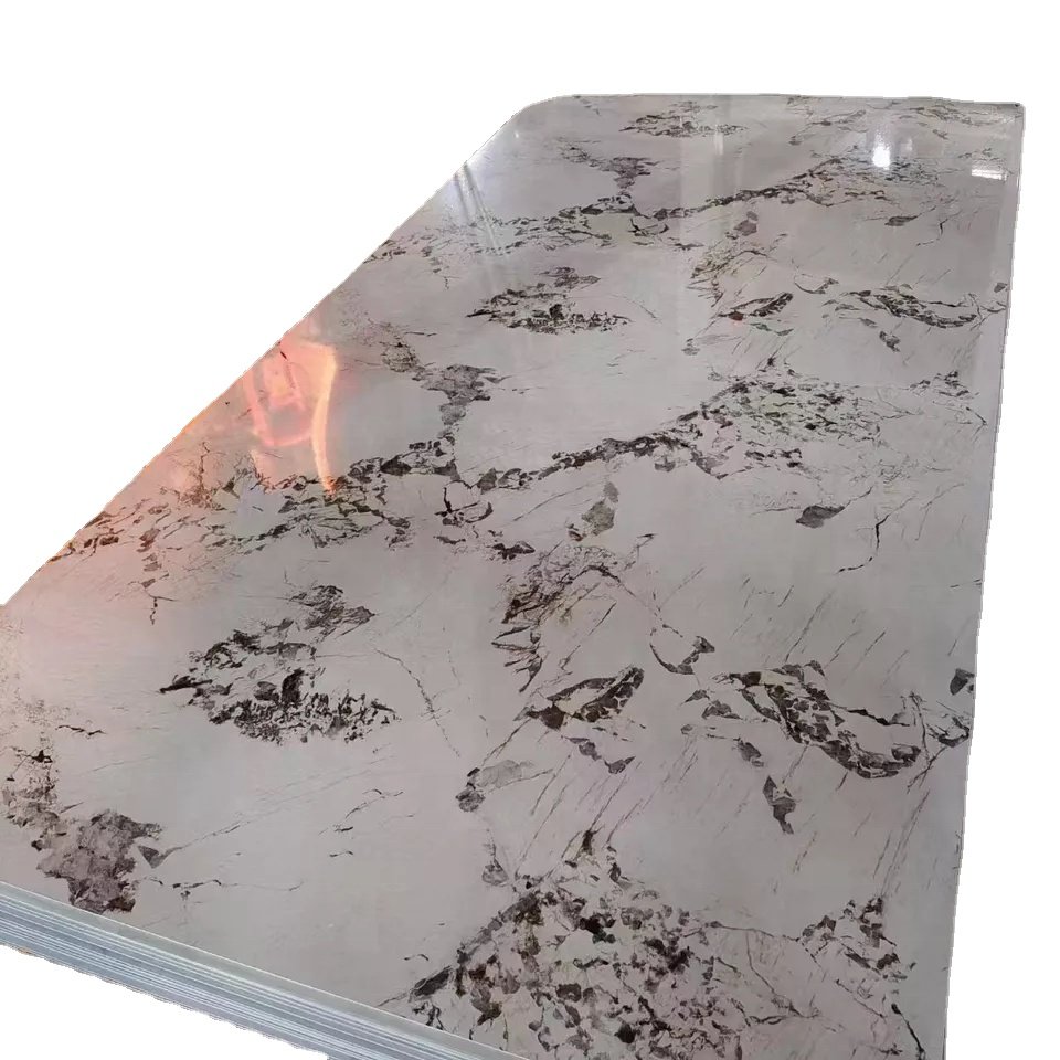 1220*2440 PVC Marble Alternative Board Wall Sheet