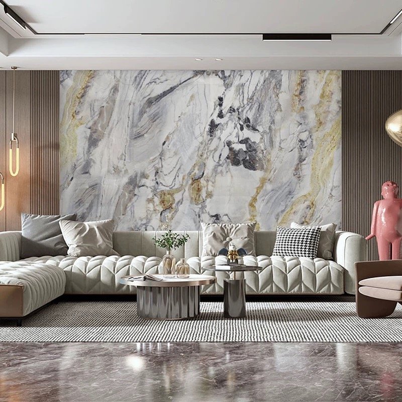 Sample Block Interior Decorative Pvc Uv Marble Sheet Board marble alternatives marble substitute