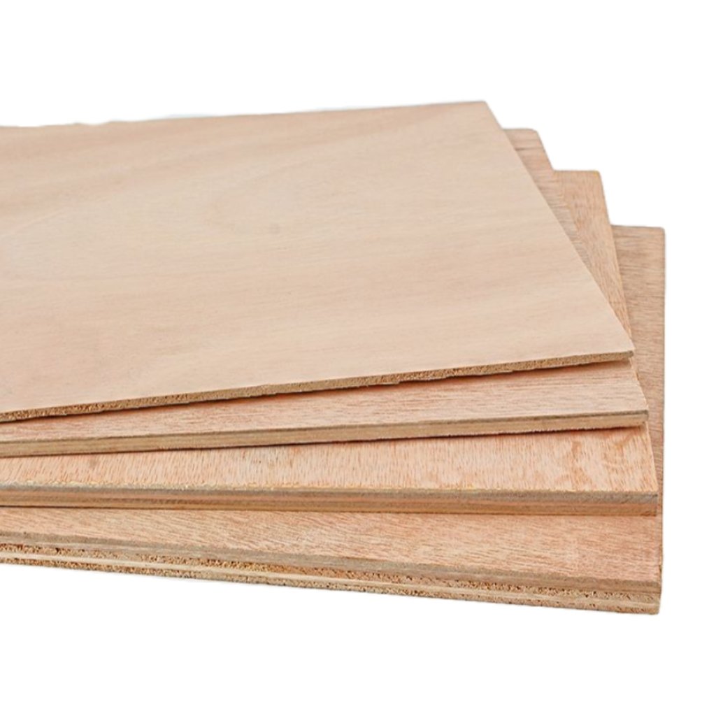 China supplies 1220 * 2440 * 20mm Poplar and Eucalyptus plywood Ecological board