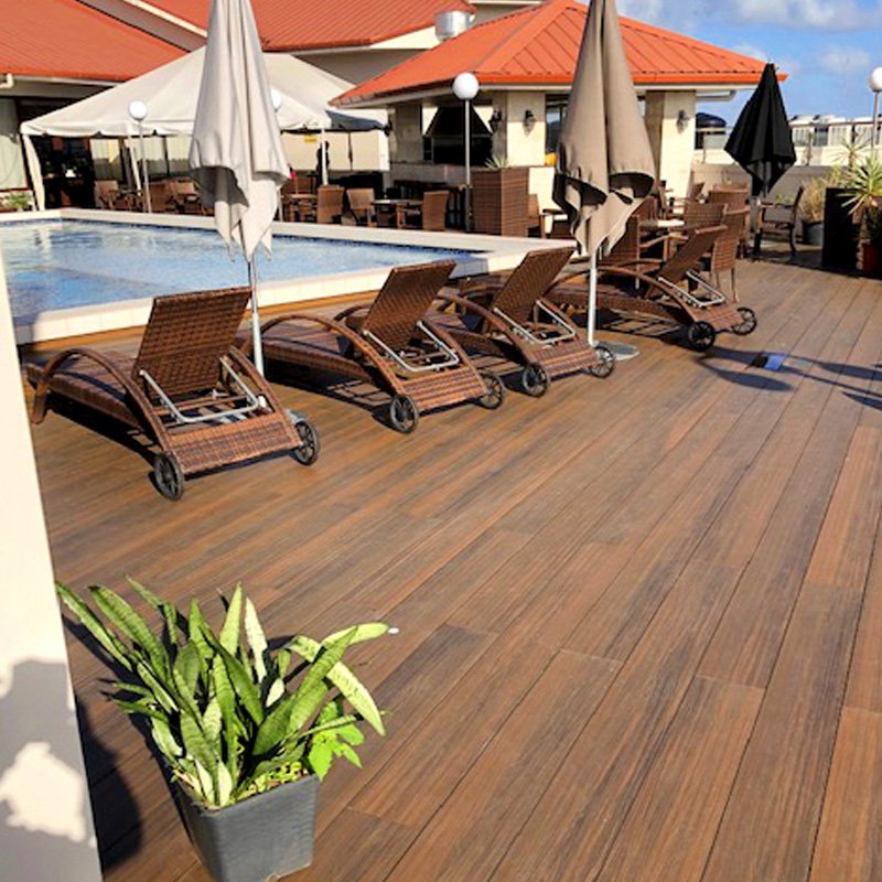 Interior Modern WPC Decking Tile Composite Deck WPC Board Indoor Floor Tile Outdoor Furniture Wall Panel