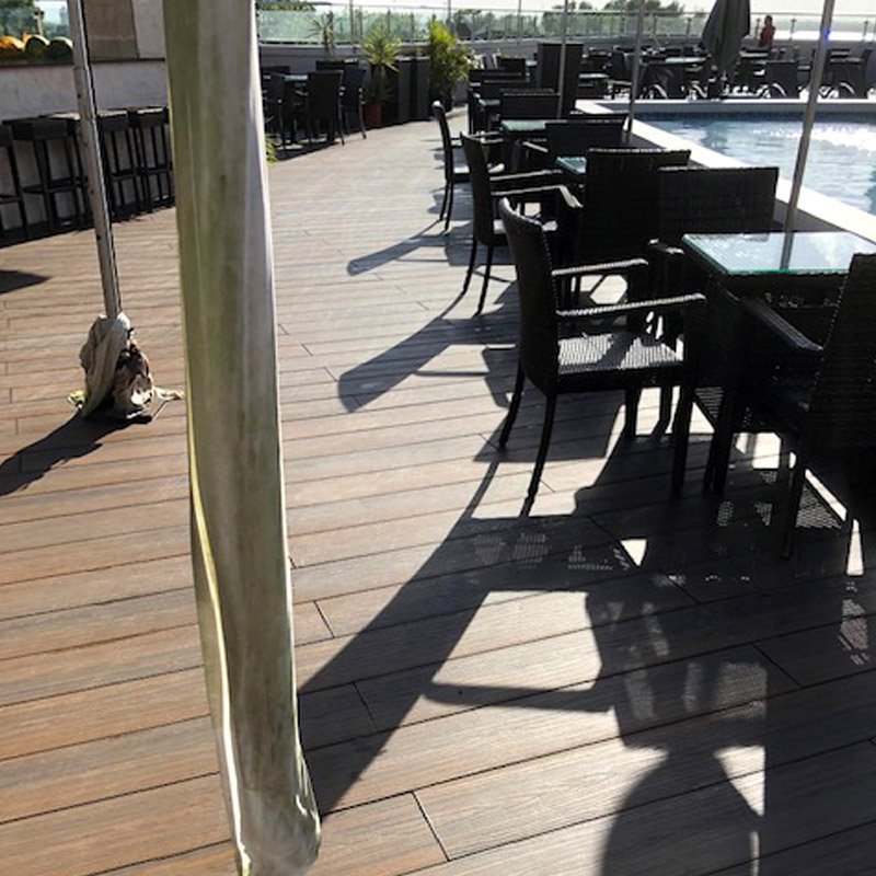 Interior Modern WPC Decking Tile Composite Deck WPC Board Indoor Floor Tile Outdoor Furniture Wall Panel