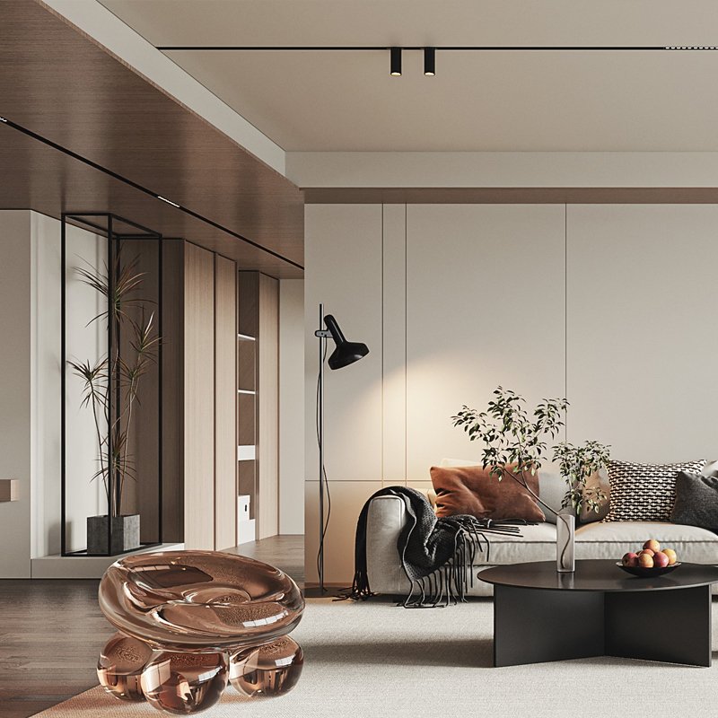 Bamboo charcoal wood veneer Skin feel carbon crystal board PVC wall panels interior decoration boards