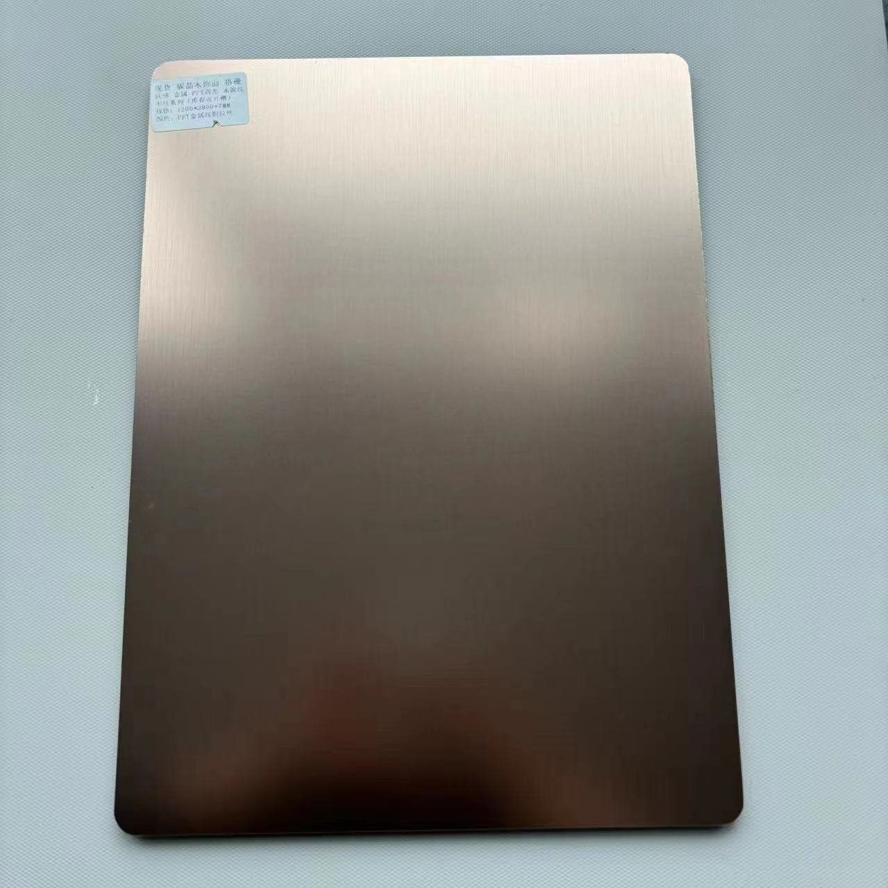 media wall Material Wpc Foam Board Wall Panel Low Price mental gold ,red,black and Colored Glossy