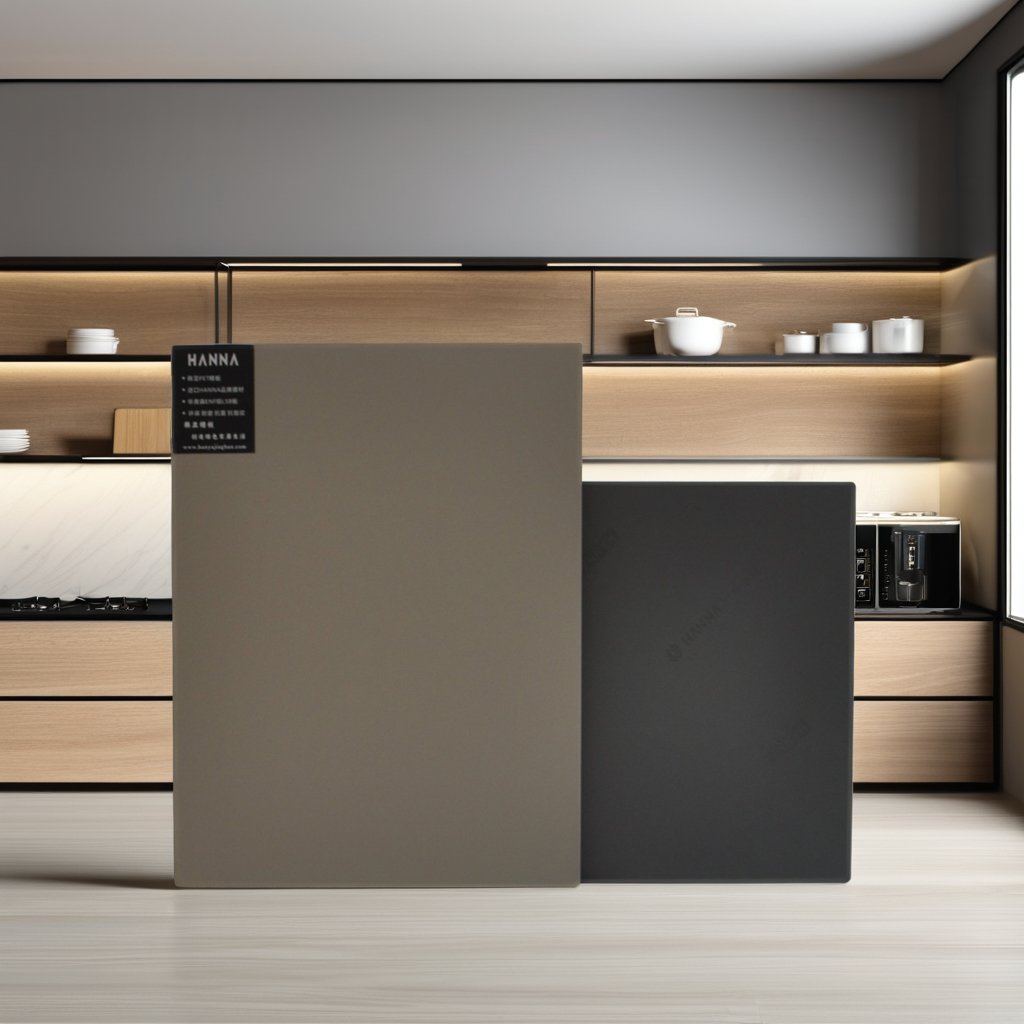 18mm Super Matte PET MDF Board/Particleboard with E1 Glue Blockboard Melamine Furniture Liner for Kitchen Cabinets