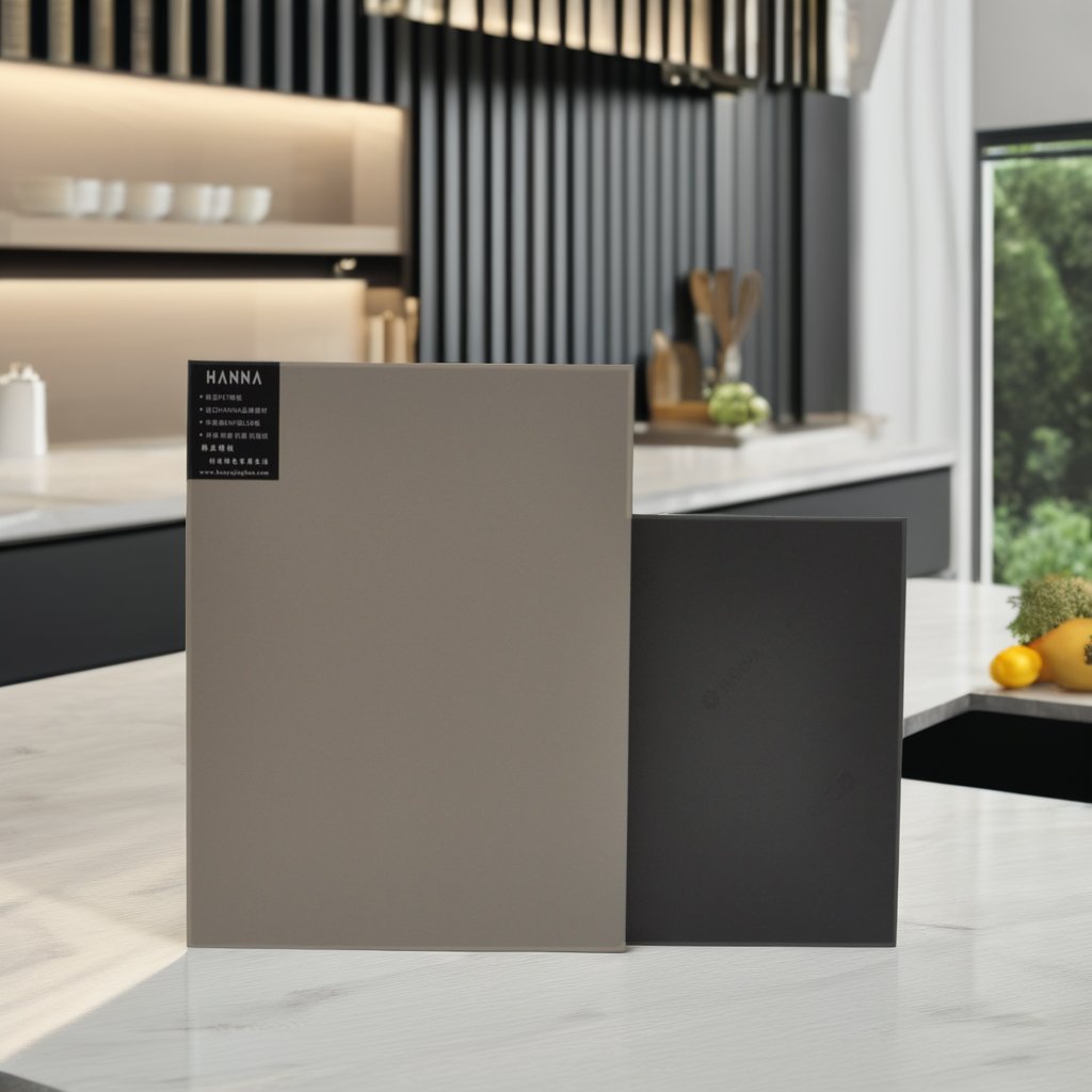 18mm Super Matte PET MDF Board/Particleboard with E1 Glue Blockboard Melamine Furniture Liner for Kitchen Cabinets