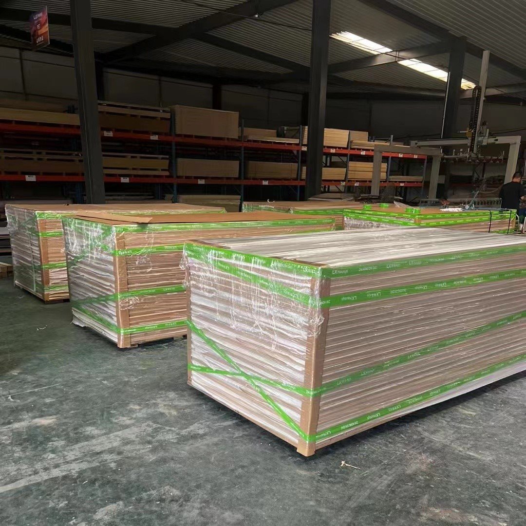 18mm Super Matte PET MDF Board/Particleboard with E1 Glue Blockboard Melamine Furniture Liner for Kitchen Cabinets