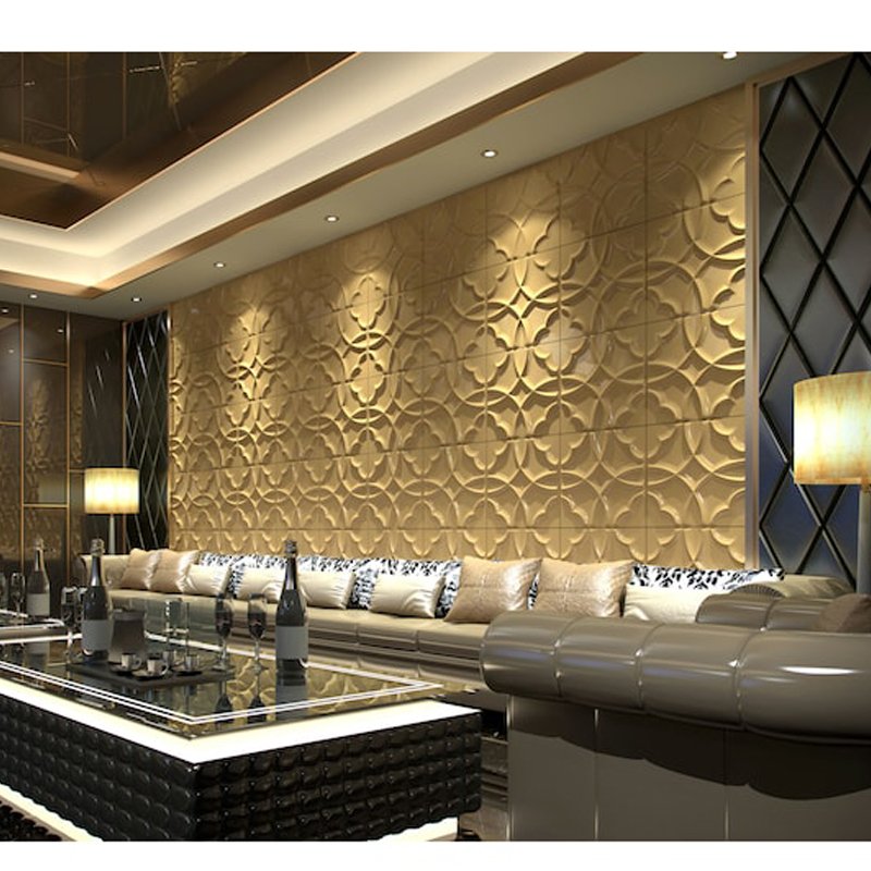 Hot Selling Products House Interior Design 3D Wall Stickers Papier peint pvc Wallpaper 3d Wall Panel Decoration