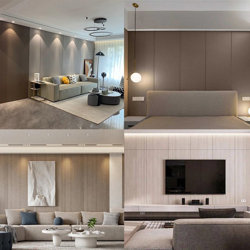 Top Quality Bamboo Fiber Board WPC/PVC Bamboo Wall Panel for Home Decor