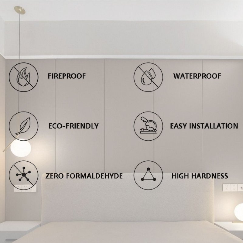 Top Quality Bamboo Fiber Board WPC/PVC Bamboo Wall Panel for Home Decor