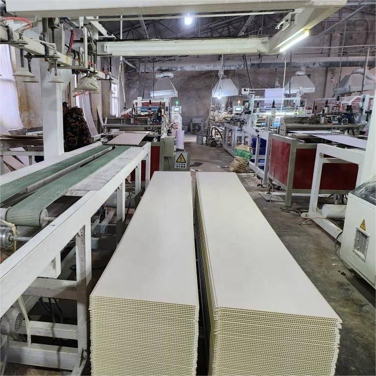 Interior Modern Board Decoration Bamboo Fiber Wallboard Ceiling Panels PVC Wall Panel for China