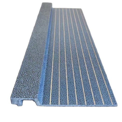 The hottest selling eco-friendly easy to install wall decoration ps wall panel Charcoal Louvers