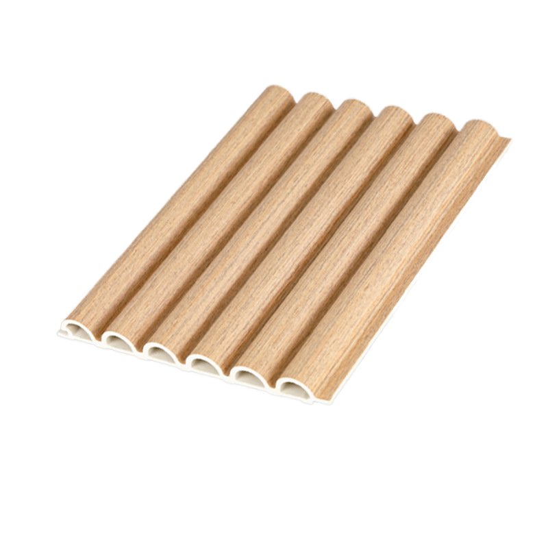 Ecological Bamboo wood fiber wall protection board Semi-circular Grille Wall Board