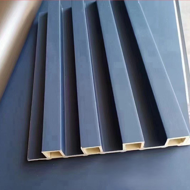 Hot Sale Bamboo Fiber Grille Board Ecological Wood Background Wall Concave Convex Pvc Plastic Wall Panel With Holes