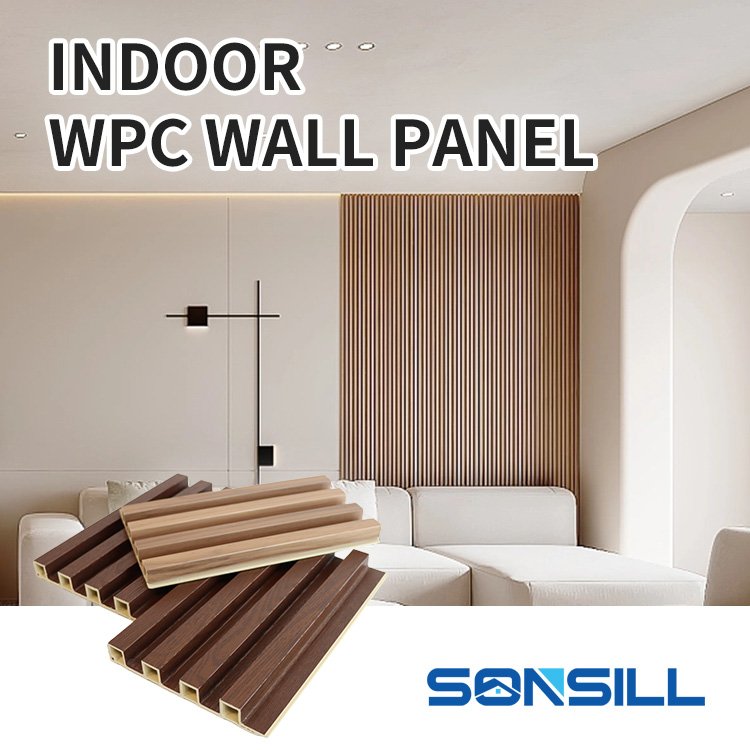 Manufacturer Directory Fireproof Waterproof interior wall panels for Home Office Decorative wall board panel wpc wall cladding