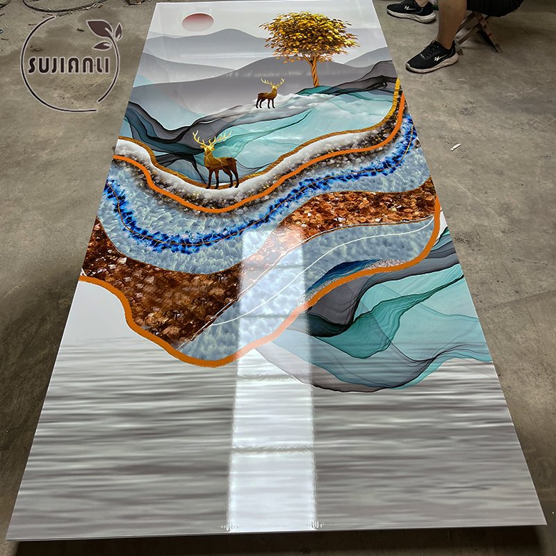 Good Price Uv Coated Marble Sheet High Gloss Uv Board manufacturers in china