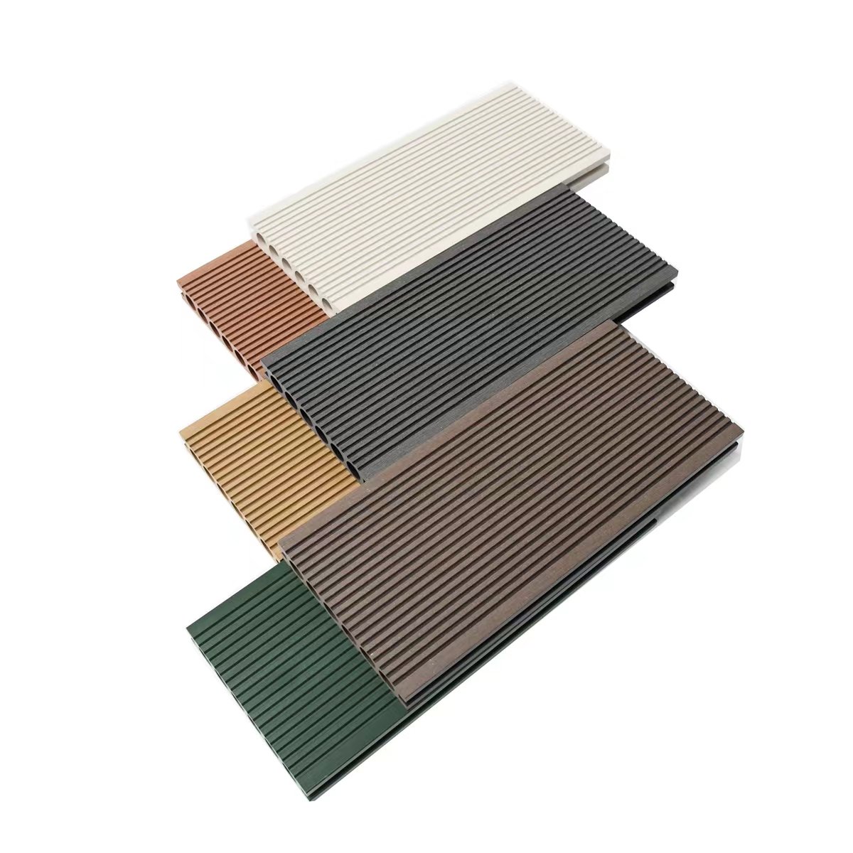 Factory Price Balcony WPC Decking Tiles White Thin Composite Deck Boards Composite Decking Perfect