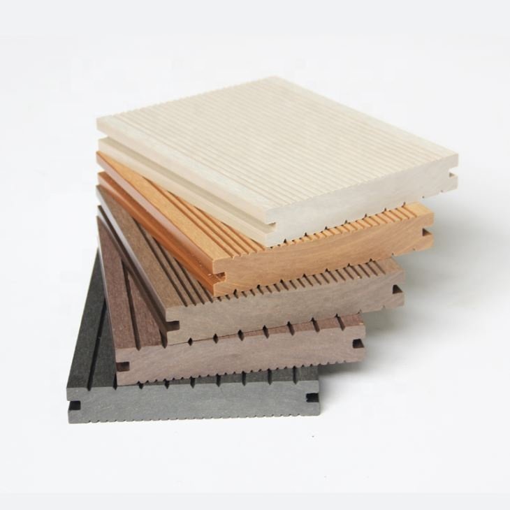 Weather Resistant Moisture-proof WPC Composite Outdoor Decking/Terrace Flooring Embossed WPC Hollow Decking Wood Board