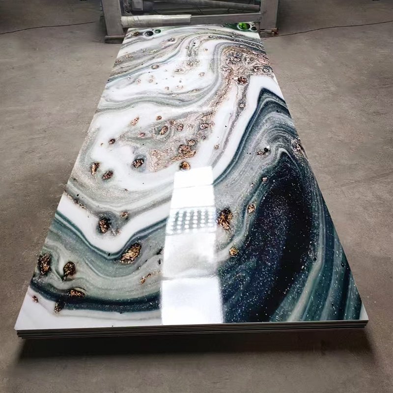 Fireproof ceiling PVC panel 1200*800 3D UV board wall panel interior decoration wall cladding wallboard designs marble panel