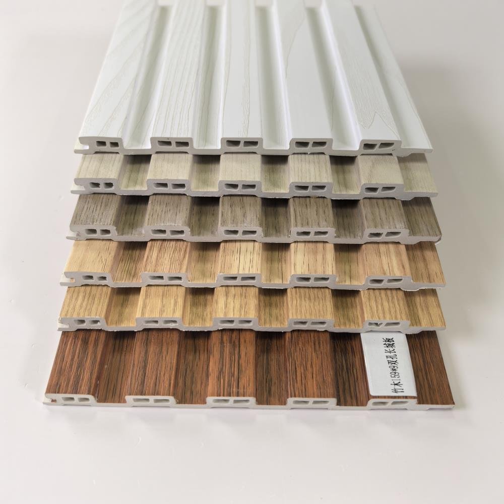 China Supplier Bamboo and wood fiber wpc 159x9mm double hole Great Wall board single-sided corrugated board