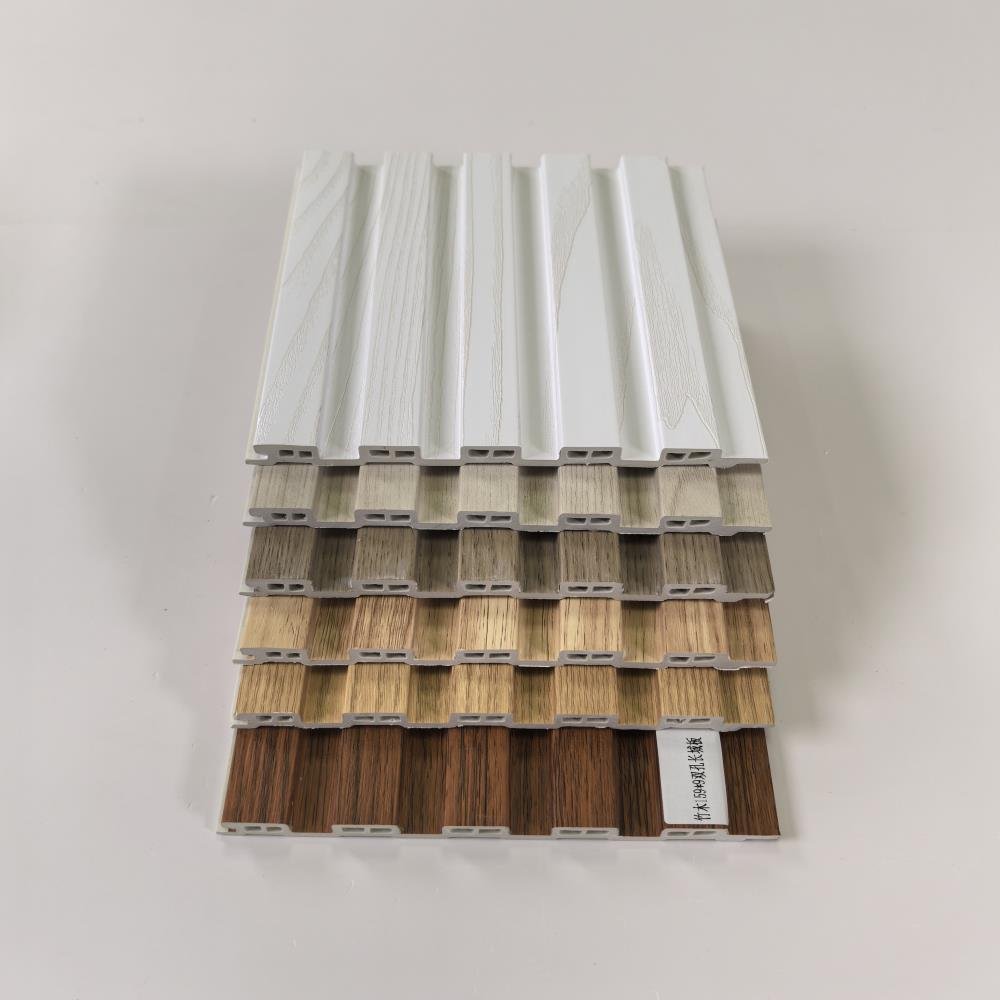 China Supplier Bamboo and wood fiber wpc 159x9mm double hole Great Wall board single-sided corrugated board