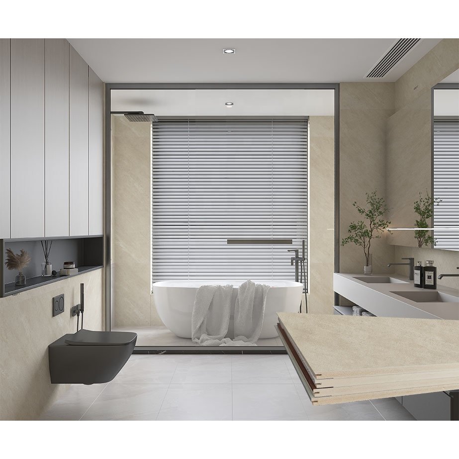 Wood Plastic Composite Bamboo PVC WPC Wall Boards Panels For Shower Bathroom