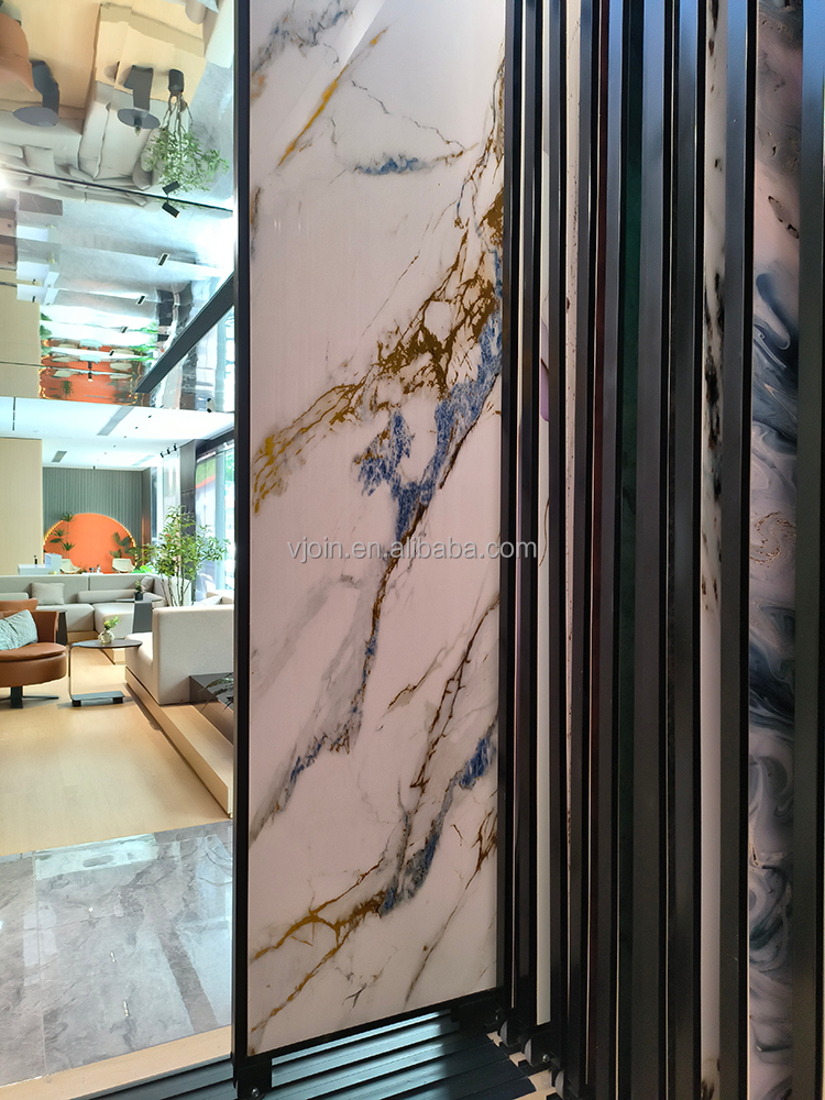 Minimalist Wall Boards Panels Carbon Crystal Sheet Decoration Wall Carbon Rock Plate For Tv Wall Interior Decoration