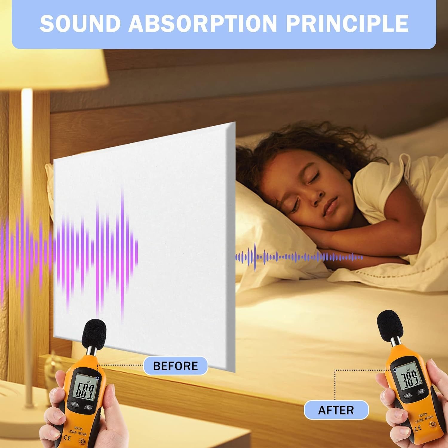 Polyester soundproof wall panels High Density pet felt acoustic panel for office studio home theater