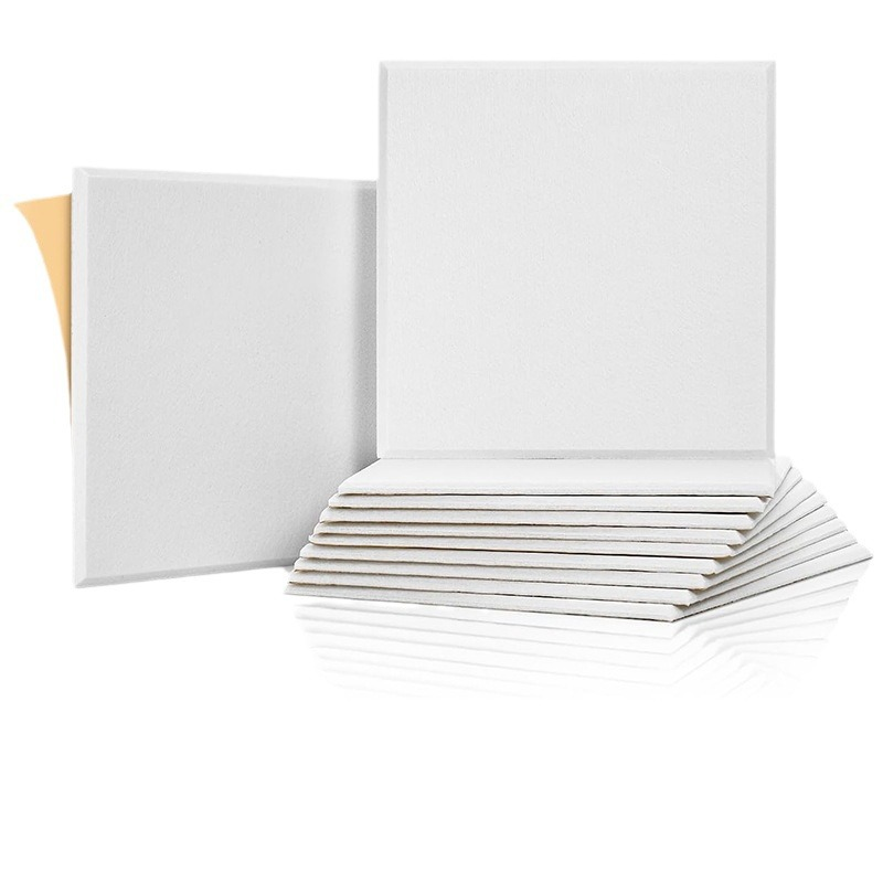 Polyester soundproof wall panels High Density pet felt acoustic panel for office studio home theater
