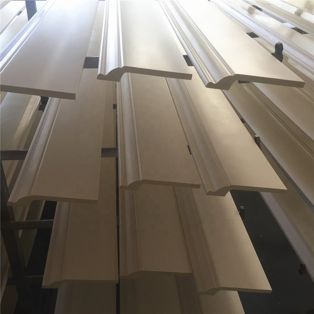 bulk cargo wholesale Chinese factory price matt white skirting board 12cm height baseboard