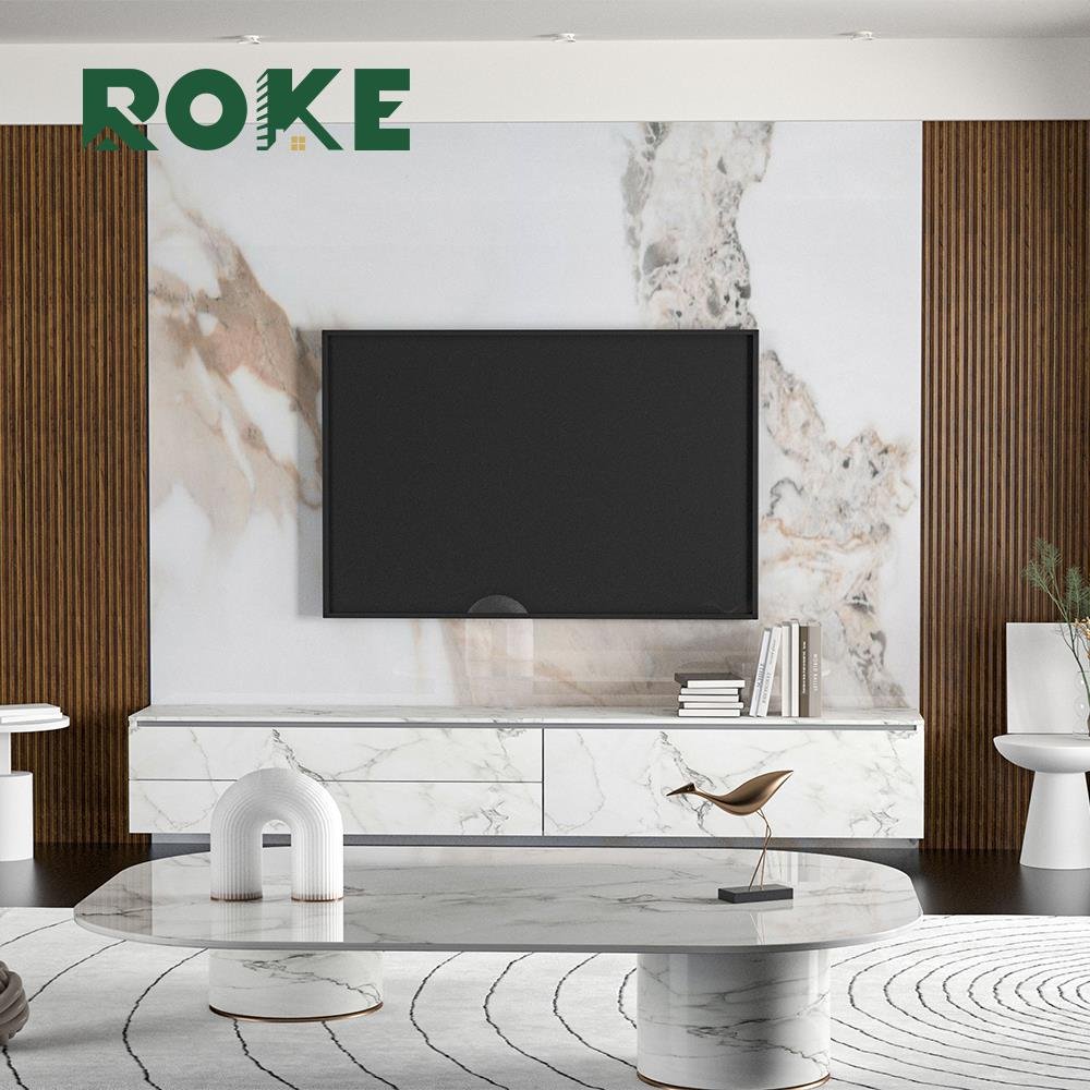 pvc uv marble alternative sheet wall panel spc uv wall panel 1220*2900*3mm pvc marble sheet marble wall panels sheet ROKE